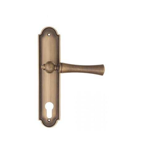 Дверная ручка на планке Fratelli Cattini FOGGIA CYL PL248-BY матовая бронза