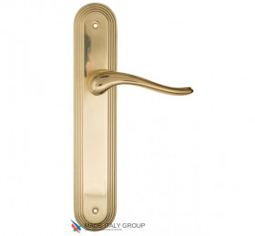 Дверная ручка на планке Fratelli Cattini LAVERA PL288-OLV полированная латунь