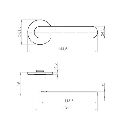 Ручка дверная ARMADILLO R.YM.SAVOIARDI BL-26 черный