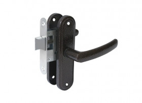 Защелка врезная АБСОЛЮТ ЗЩ1-45А черный