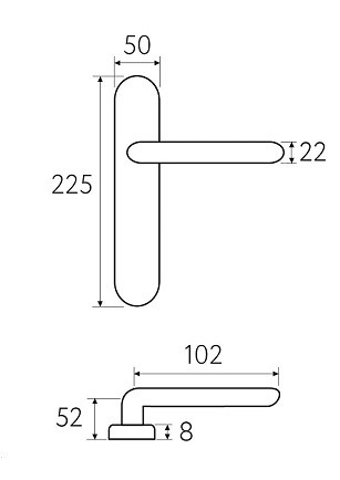 Дверная ручка на планке Fratelli Cattini NAPOLI PL248-OLV полированная латунь