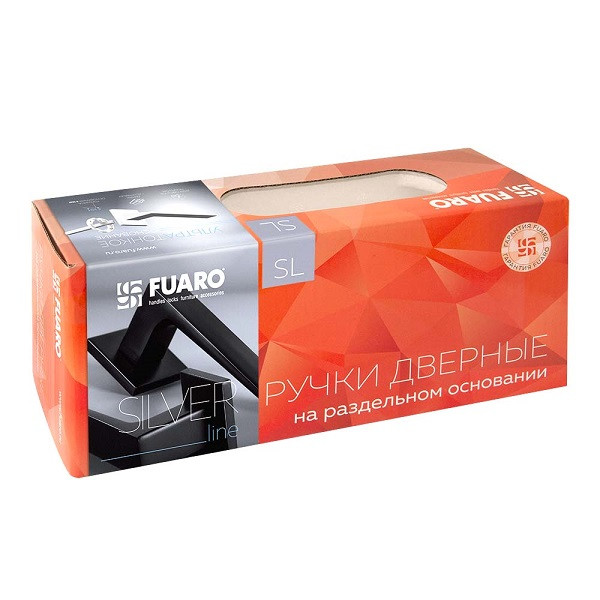 Ручка дверная FUARO PRIZMA SL BL-24 черный