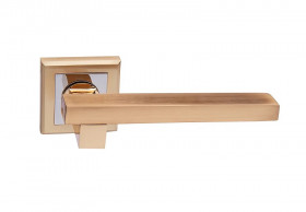 Ручка дверная PALIDORE 292SB/PB Матовое золото/золото