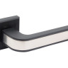Ручка дверная ADDEN BAU Quadro PIEZA Q360 BLACK / MAT NICKEL черный/ матовый никель