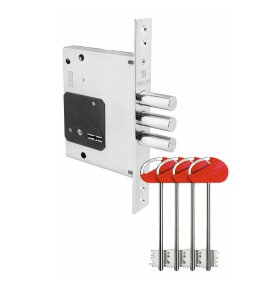 Замок врезной сувальдный FUARO V25/S-60.00.3R16, 4 кл.