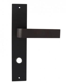 Дверная ручка на планке FADEX FORME 413/P06 WC MONZA ЧЕРНЫЙ