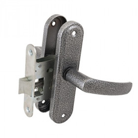 Защелка врезная АБСОЛЮТ ЗЩ1-45А серебро антик