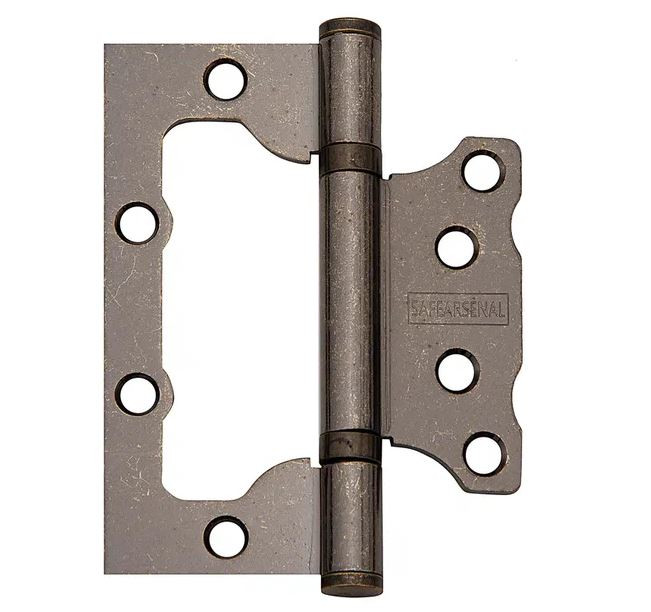 Петля накладная без врезки PALIDORE 100х75х2,5 2ВВ AS ARSENAL античное серебро