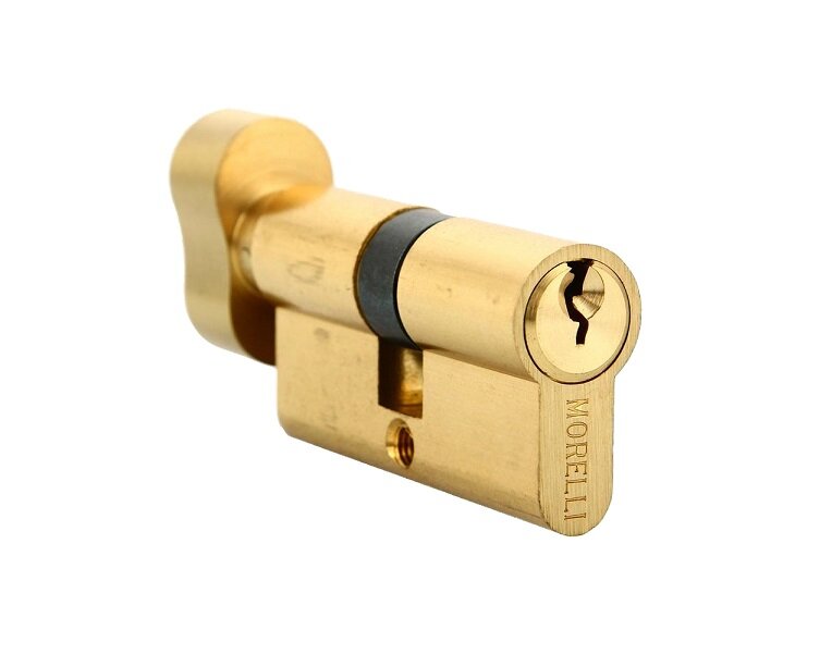 Цилиндр MORELLI ключ/вертушка (70 мм) 70CK PG Золото