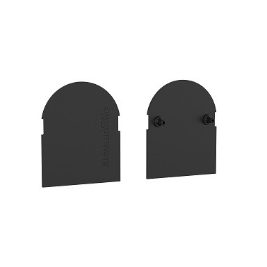 Декоративная накладка ARMADILLO для скрытой петли U3D7000 2шт DOOR BL черный