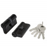 Цилиндровый механизм FUARO (100 ZA/70) 1000ZAKey70(30+10+30) BL черный 5Key