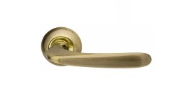 Ручка для входной двери ARMADILLO Pava LD42-1AB/GP-7 бронза/золото