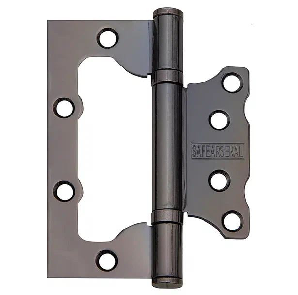 Петля накладная без врезки PALIDORE 100х75х2,5 2ВВ BH ARSENAL черный никель