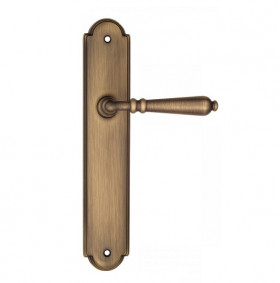 Дверная ручка на планке Fratelli Cattini NAPOLI PL257-BY матовая бронза