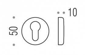 Накладка на цилиндр COLOMBO DB13-BR бронза