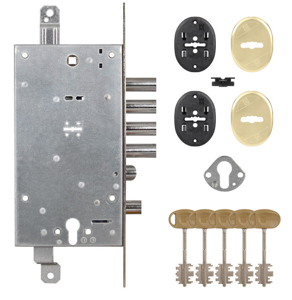 Замок накладной MOTTURA  20.501 D правый