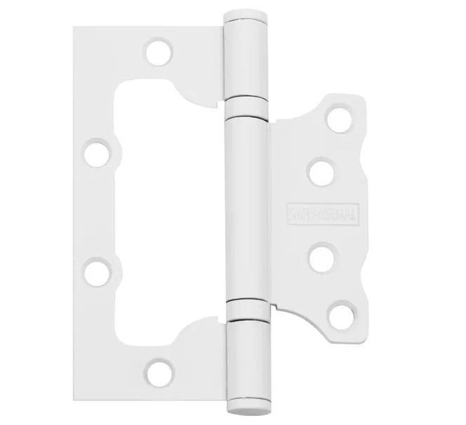 Петля накладная без врезки PALIDORE 100х75х2,5 2ВВ BL ARSENAL белый