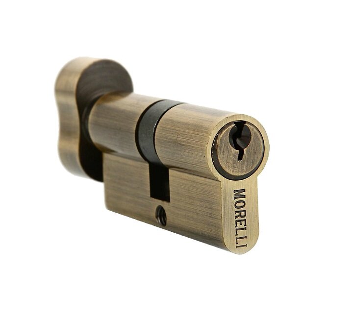 Цилиндр MORELLI ключ/вертушка (70 мм) 70CK AB Античная бронза