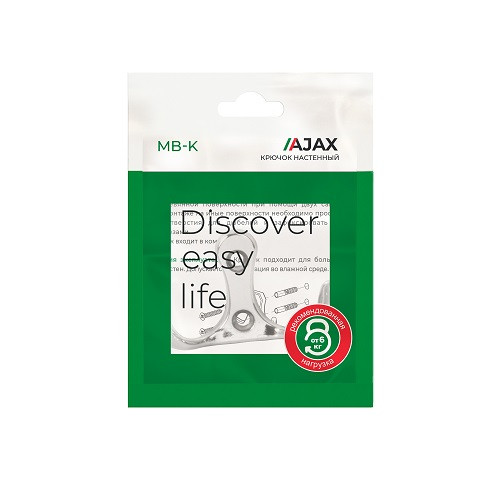 Крючок настенный AJAX MB-K-004 BN черный никель