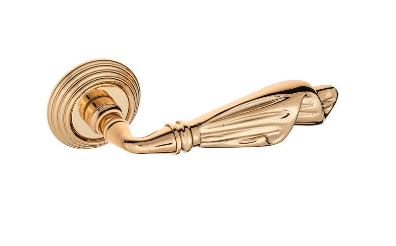 Ручка дверная Venezia OPERA D8 золото 24К