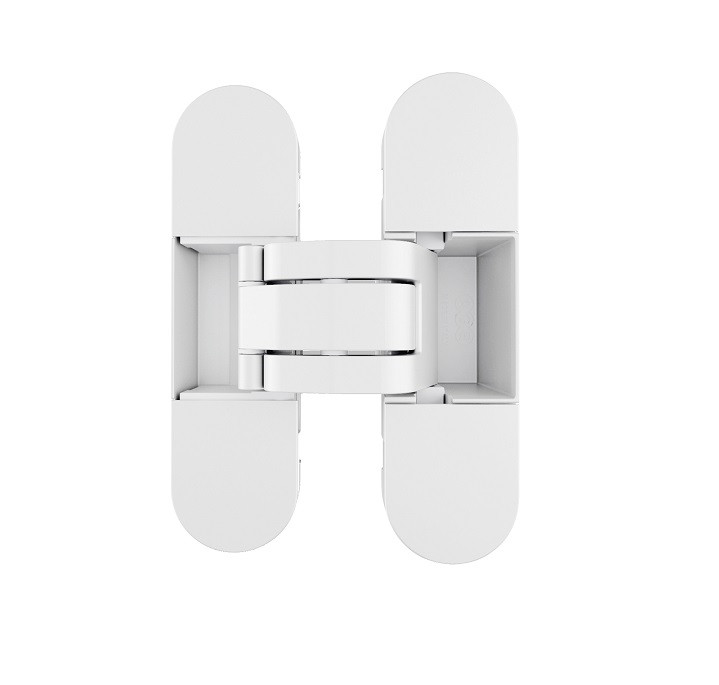 Петля скрытая AGB ECLIPSE 2.2 4 накладки в комплекте E30200.85.91 белый