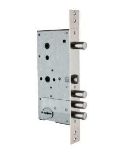 Замок врезной ГАРДИАН ЗВ 50.15 сувальдный с задвижкой и защёлкой 4 кл. (длинный кл. 59 мм) /123:015/