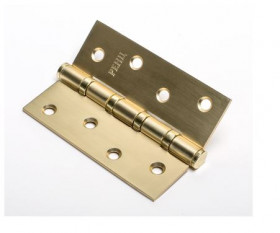 Петля универсальная RENZ IN100-4BB FH SSG 100*75*2,5 золото матовое сатинированное 2 шт