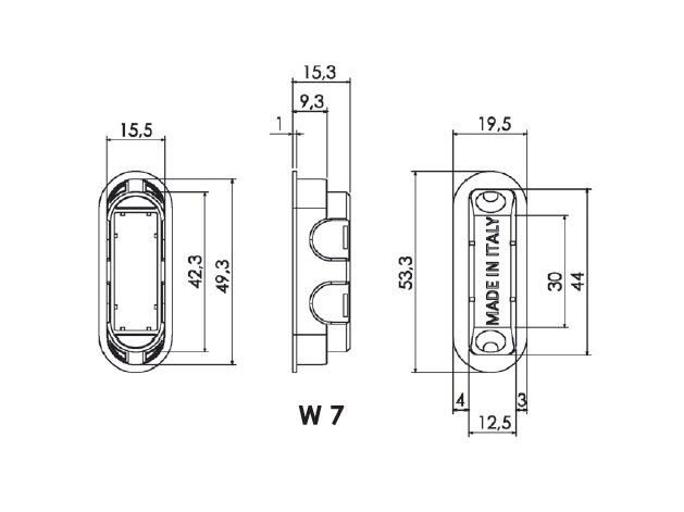 Защелка магнитная под цилиндр MORELLI M1885 PG Золото