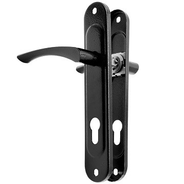 Ручка дверная на планке АБСОЛЮТ РФ1-85/07А черный