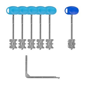 Комплект ключей MOTTURA для перекодируемых замков с торца двери 91.399/T1 MY KEY 60 мм