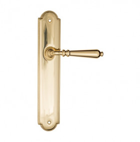 Дверная ручка на планке Fratelli Cattini NAPOLI PL257-OLV полированная латунь