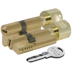Цилиндровый механизм с вертушкой KALE KILIT 164 OBS SCE/72 (30+10+32) mm латунь 5 кл.