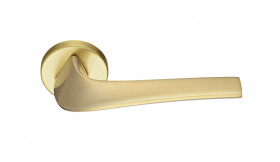 Ручка дверная MORELLI LUXURY COMETA R5 OSA матовое золото