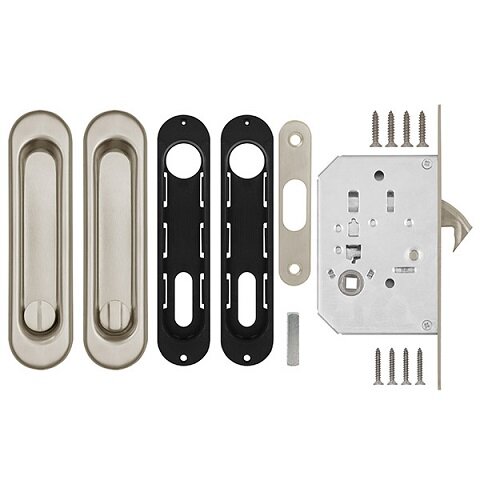 Комплект для раздвижных дверей PUNTO Soft LINE SL-011 SN Матовый никель