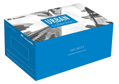 Ручка поворотная ARMADILLO WC-BOLT BK6/URB GOLD-24 Золото 24К