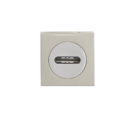 Накладка декоративная на сувальдный замок FUARO SC KM SN/CP-3 матовый никель/хром