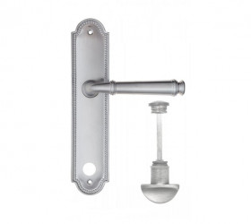 Дверная ручка на планке Fratelli Cattini FARFALLA WC-2 PL248-CS матовый хром