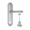 Дверная ручка на планке Fratelli Cattini FARFALLA WC-2 PL248-CS матовый хром