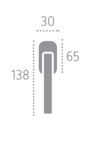 Оконная ручка MELODIA 0130 ANTIK Полированный хром