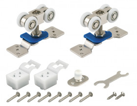 Комплект роликов для раздвижных дверей ARMADILLO DIY Comfort 60/4 kit (877)