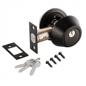 Замок врезной AJAX DK.001 ET BL черный