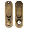 Ручки для раздвижной двери, ключ-завёртка ARCHIE A-K01/02-V1AB бронза
