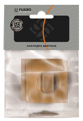 Завертка сантехническая FUARO BK6 DM SN/CP-3 Матовый никель/хром