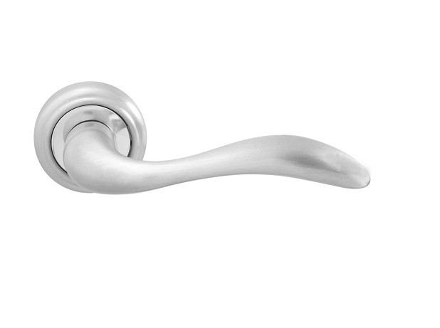 Ручка дверная MELODIA 132 V Laguna Матовый хром/Хром