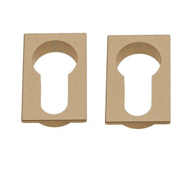 Накладка под цилиндр Fratelli Cattini CYL 4FS-BS матовая латунь 2 шт