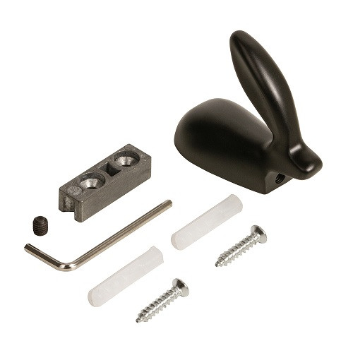 Крючок настенный AJAX MB-LM/K-001 BL черный