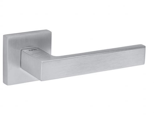 Ручка дверная Tupai 2275 Q-96 Square Special полотно 60 мм хром матовый