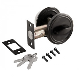 Замок врезной AJAX DK.002 BK BL черный