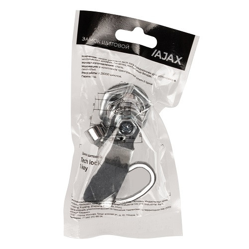Замок щитовой AJAX tech lock 1 треугольный ключ