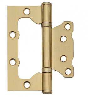 Петля накладная без врезки PALIDORE 100х75х2,5 2ВВ SB ARSENAL золото матовое